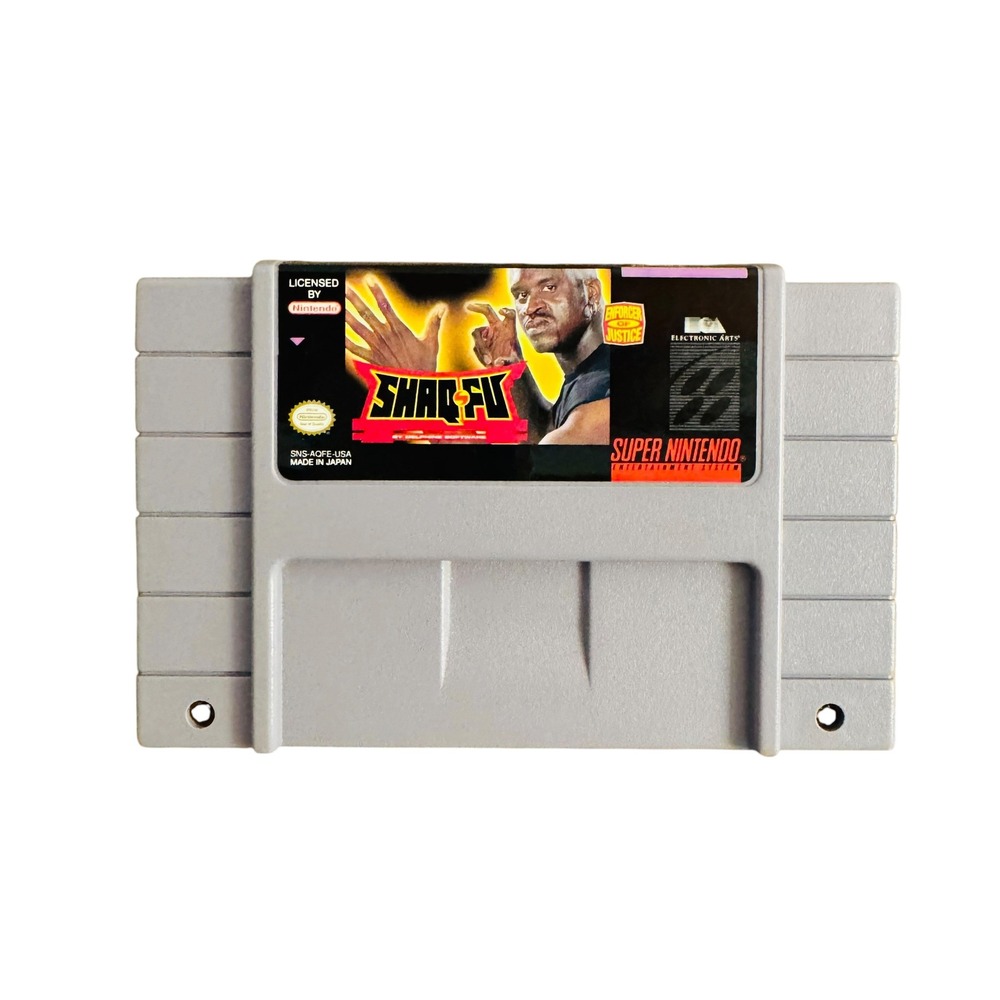 Shaq-Fu‎ Super Nintendo Entertainment System SNES Cartridge Only Authentic